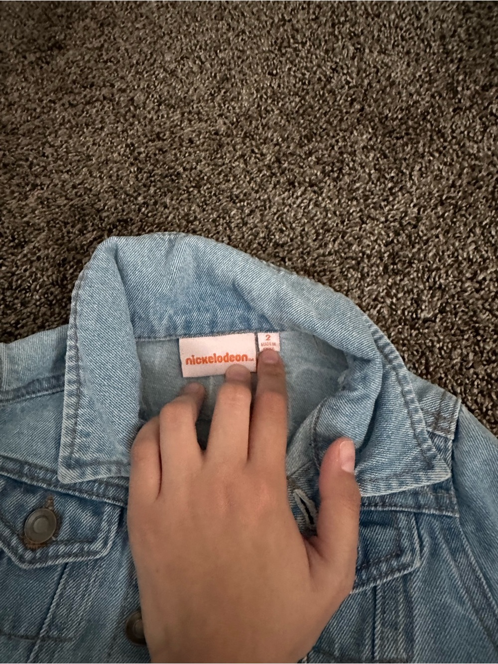 Nickelodeon Light Jean Jacket Size 2 0522 - Picture 2 of 3